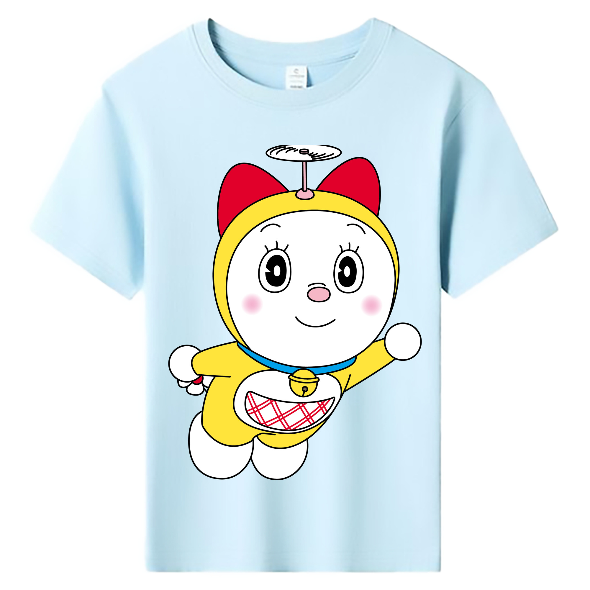 （画像用） ドラえもん ドラミ Doraemon Dorami 綿100％キッズTシャツ（フロントプリント）